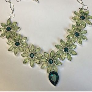 Floral statement necklace